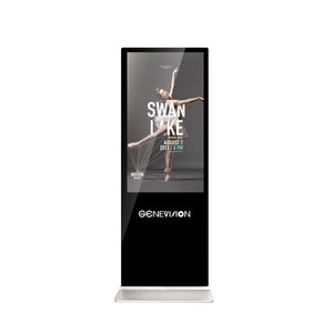 43 "vendita calda ultra sottile supporto da pavimento <span class=keywords><strong>Digital</strong></span> Signage Totem Video pubblicità giocatore Display Lcd - Product Image 4
