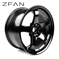 ZFAN 17-19" 5x114.3 Monoblock Forged 6061-T6 Aluminum Deep Concave Racing <strong>Alloy</strong> Rims for Nissan GTR 350Z R34