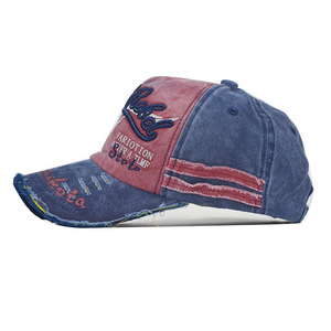 Gorra de Béisbol de Mezclilla Lavada con Bordado de Cabeza de Toro, Unisex, Protección Solar, YS-Bullhead - Product Image 2