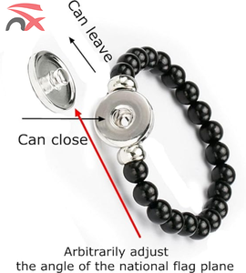 Bracelet Ornemental Souvenir Touristique Noir Élégant à Motif Personnalisé Drapeau National <span class=keywords><strong>de</strong></span> la <span class=keywords><strong>Tanzanie</strong></span> - Product Image 4