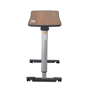Mesa de noche ajustable de madera, mesa de comedor móvil de ABS engrosado, mesa de comedor para pacientes de hospital, mesa de comedor para cama de hospital. - Product Image 2