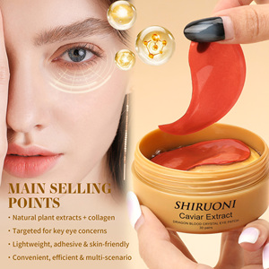 Maschera Contorno Occhi Private Label Dragon Blood per Occhiaie, Linee Sottili, Anti-Gonfiore, Rivitalizzante, Patch Occhi Idrogel al Caviale Nero - Product Image 4