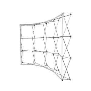 Xách tay pop-up cong đứng vải hiển thị biểu ngữ nhuộm thăng hoa triển lãm <span class=keywords><strong>Banner</strong></span> Backdrop cho quảng cáo triển lãm thương mại hiển thị - Product Image 2