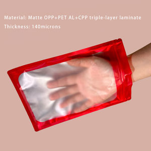 Синие Многоразовые Пакеты из майлара с защитой от запаха переднего окна, упаковка для хранения продуктов для домашних животных, желе, жевательная резинка для суши - Product Image 4