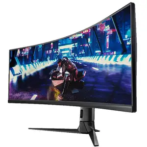 批发大屏幕49英寸超宽144hz 5120x1440 5k弧形电脑电脑游戏显示器