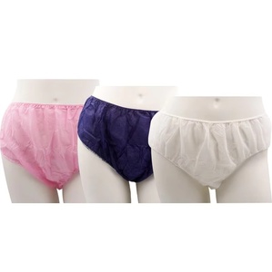 Sous-vêtements jetables non tissés hygiéniques, culotte jetable pour femmes, culottes de voyage confortables, emballage individuel - Product Image 2