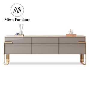 post-modern luxury stoving varnish 2.2m tv display stand set and tv cabinet for living room Cinema furniture floor ow cabinet