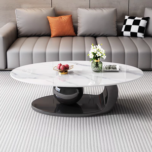 Di lusso rustico moderno stile fattoria centro tè tavolino tavolino da caffè Set sala da pranzo <span class=keywords><strong>mobili</strong></span> per la <span class=keywords><strong>casa</strong></span> soggiorno - Product Image 2