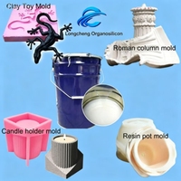 Caoutchouc de silicone RTV-2 à haute résistance à la déchirure pour moules industriels 30 Shore A, excellente reproduction pour le béton, la pierre, le moulage PU