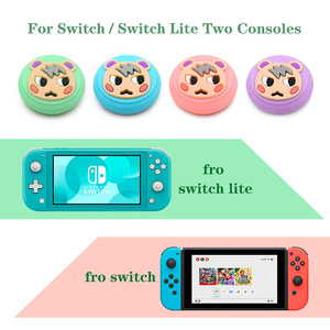 Funda Protectora de Silicona para Joystick de Nintendo Switch con Diseño de Animal Crossing, Estilo Animal 3D - Product Image 3