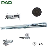 Porte coulissante automatique à ouverture complète, anti-incendie, avec fonction panique intégrée, pour hôpitaux, centres commerciaux, aéroports