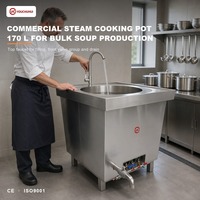 Chaudière alimentaire de haute qualité pour eau, chaudière industrielle, grande marmite de cuisson commerciale à gaz pour porc et bœuf