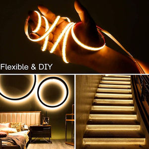 Thương mại Trần linh hoạt COB <span class=keywords><strong>LED</strong></span> Strip ánh sáng IP20 điều khiển từ xa đồng DC12V màu duy nhất - Product Image 6