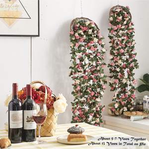 Flores artificiales, flores acuáticas, hierba de primavera de plástico, violetas, margaritas impresas en seda terminadas, flores falsas - Product Image 3