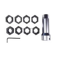Kit de réparation de filetage de haute qualité série d'outils matériels 10 pièces d'outils de réparation de filetage d'arbre d'entraînement pour M20 M22 M24