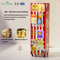 Nouvelle machine distributrice automatique de pop-corn multi-saveurs, en forme de papillon, croustillant et sain, idéal pour les rues et les cinémas.