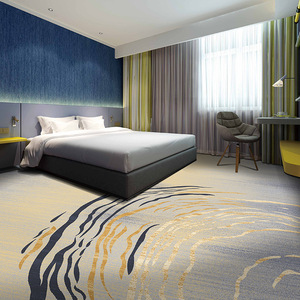 Tapis de salle de conférence imprimé antibactérien spécial, fabriqué à la machine, lavable, antidérapant et confortable - Product Image 1