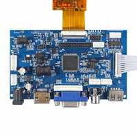 Carte de pilote d'inversion Carte contrôleur LCD VGA 2AV Univers avec câble et prise en charge de la télécommande Carte de pilote principale Lcd large