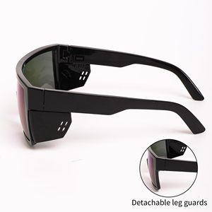 Gafas de Sol de Seguridad Finewell 3411 Z87, Lentes de Gran Tamaño con Gradiente, Montura Grande de una Sola Pieza, Protección UV400 - Product Image 2