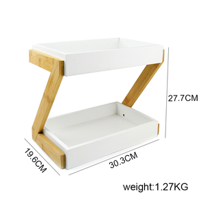 Porta-telefono in bambù eco-friendly porta-vaso porta-documenti <span class=keywords><strong>Organizer</strong></span> per ufficio e casa funzionale Desktop e cassetti <span class=keywords><strong>Organizer</strong></span> - Product Image 4