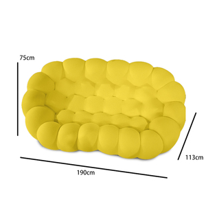 Canapé paresseux inclinable en tissu pour salon, fauteuil pouf en mousse compressée sous vide, mobilier de Chine en gros - Product Image 4