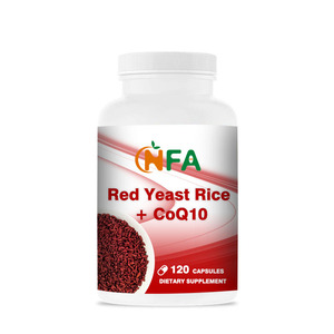Chất lượng tốt nhất gạo men đỏ CoQ10 viên nang duy trì mức <span class=keywords><strong>cholesterol</strong></span> khỏe mạnh 120 Mũ 120 ngày cung cấp viên nang - Product Image 1