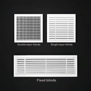 <span class=keywords><strong>Grille</strong></span> en plastique réglable et durable pour sortie d'air conditionné central, cache de <span class=keywords><strong>ventilation</strong></span> de fenêtre, diffuseur de retour d'air, <span class=keywords><strong>ventilation</strong></span> CVC - Product Image 5
