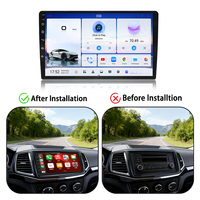 Autoradio universel avec écran IPS 9 pouces, processeur 8 cœurs, GPS Android, amplificateur, Carplay, Android Auto, lecteur DVD de voiture