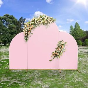 U Arch Background Party Stands 3 piezas Set Arch Backdrop Covers Round Backdrop Cover con soporte - Product Image 2