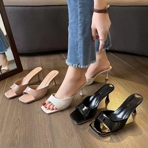 <span class=keywords><strong>Sandalias</strong></span> de Moda con Punta en Pico y Tacón Delgado de Estilo Europeo Americano para Mujer, Novedad 2026, Tacón Independiente - Product Image 5