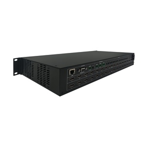 สวิตช์เมทริกซ์แบบไร้รอยต่อ 2K อินพุต/เอาต์พุต 16x16 สำหรับต่อวิดีโอวอลล์ รองรับเสียง 3.5 มม. โครงสร้างโลหะ ติดตั้งบนแร็คได้ - Product Image 3