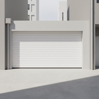 Porte à enroulement électrique moderne en alliage d'aluminium de haute qualité, durable, avec couleur personnalisée, garantie 1 an, installation par vis