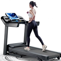 Caminadora Plegable Ultra Silenciosa con Ajuste de Velocidad con un Clic, Máquina para Correr en Casa para Mujeres