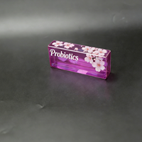 Boîte d'emballage en PET à fleurs de cerisier imprimées avec logo personnalisé, rehaussez votre marque de probiotiques Sakura