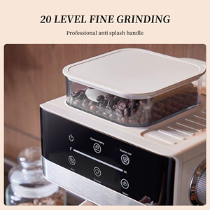 20 бар кофемашина эспрессо с измельчителем Паровая палочка для латте и капучино 58 мм портафильтр эспрессо для дома - Product Image 6