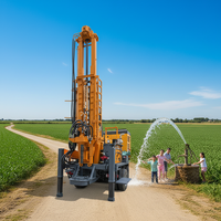 Foreuse de puits d'eau montée sur camion HOWO 6x4 de haute qualité, alimentée au diesel, avec marteau pneumatique, profondeur de forage max. 600 m