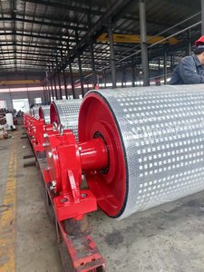 Ròng rọc truyền động bền XAN, trống thép gốm cao su cho hệ thống băng tải trong ngành khai thác mỏ và chế biến đá. - Product Image 4