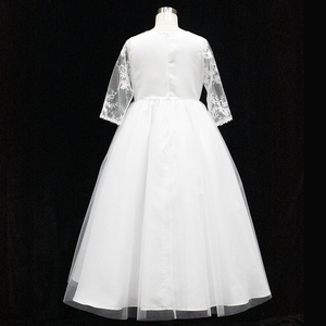 D30521 de moda flor chica vestido de fiesta de cumpleaños de la boda princesa bebé Niñas <span class=keywords><strong>Ropa</strong></span> niñas vestidos de fiesta - Product Image 4