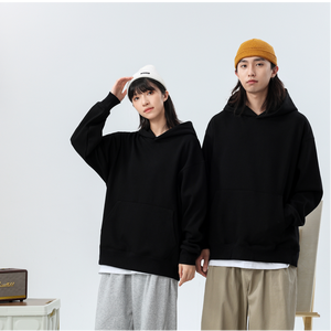 Sudaderas con capucha unisex al por mayor, de algodón grueso y cálido de 500 g, con logotipo personalizado, para reventa en invierno - Product Image 4