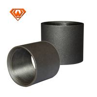 Filetage femelle de sablage 1/2 pouce douilles de tuyaux en acier au carbone Npt sans soudure