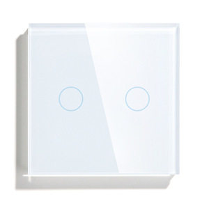 สวิตช์อัจฉริยะ Alexa ควบคุมด้วยเสียง Tuya ทำงานร่วมกับ Google 1/2/3 GANG Smart Life Light WiFi TOUCH Wall Wall SWITCH - Product Image 4