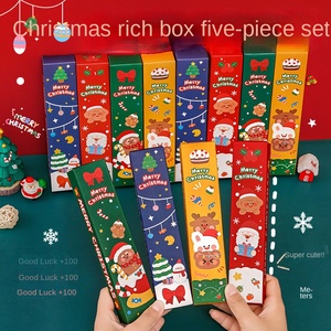 Juego de Papelería Original, Caja Ciega Navideña de Cinco Piezas, Bolígrafo de Gel para Estudiantes, Bonito Regalo <span class=keywords><strong>Sorpresa</strong></span> de Navidad - Product Image 3