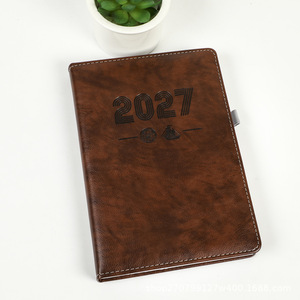 2027 Spanish Notebook A5 Business Style <b>Thread</b>-<b>Locked</b> Binding Customizable Logo Promotional Calendar - Product Image 4
