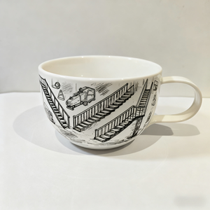 Tasse à café en céramique personnalisée faite à la main en porcelaine peinte à la main - Tasse à motif photo personnalisé pour cadeaux de vacances - Product Image 5