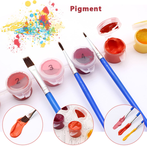 Kit de peinture par numéros HJ Painting Customs DIY, peinture acrylique écologique sur <span class=keywords><strong>toile</strong></span> de 40*40cm, sans cadre. - Product Image 5