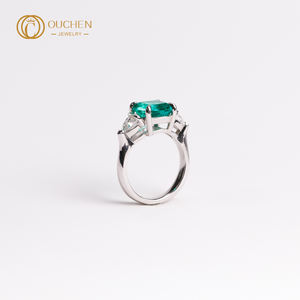 أوشن فاخر صلب 9 قيراط 14 قيراط ذهبي VVS مختبر خاتم ماسي مستزرع ل Gia Igi معتمد لحفلات الزفاف والحفلات للرجال والنساء - Product Image 3