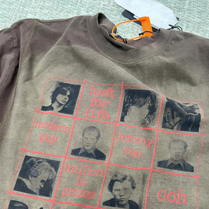 <span class=keywords><strong>T</strong></span>-<span class=keywords><strong>Shirt</strong></span> Commemorativa Retrò in Puro Cotone con Tema Musicale MC BUILD, Stampa Personalizzata Effetto Sbiadito e Lavato - Product Image 5