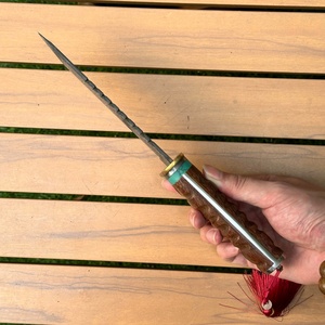 มีดพับคุณภาพสูง Watchman ใบมีดตรง สแตนเลสแท้ หนา 3.0 มม. สำหรับต่อสู้และยุทธวิธี DIY OEM - Product Image 5