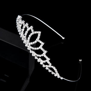<span class=keywords><strong>Diadème</strong></span> couronne avec strass en cristal, pour fête d'anniversaire, prix de gros d'usine, idéal comme cadeau - Product Image 6