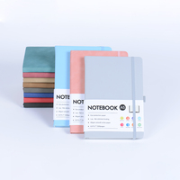 Carnet en PU à pages intérieures lignées horizontales pour vente directe, personnalisable avec logo, plusieurs spécifications disponibles, journal intime